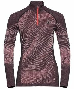 Odlo Accueil -Matériel de Ski Shop t shirt femme odlo ml 12 zip blackcomb eco 4
